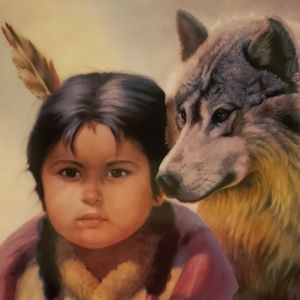 Vtg '86 # Plate 24Kt Loyal Alliance Perillo Native